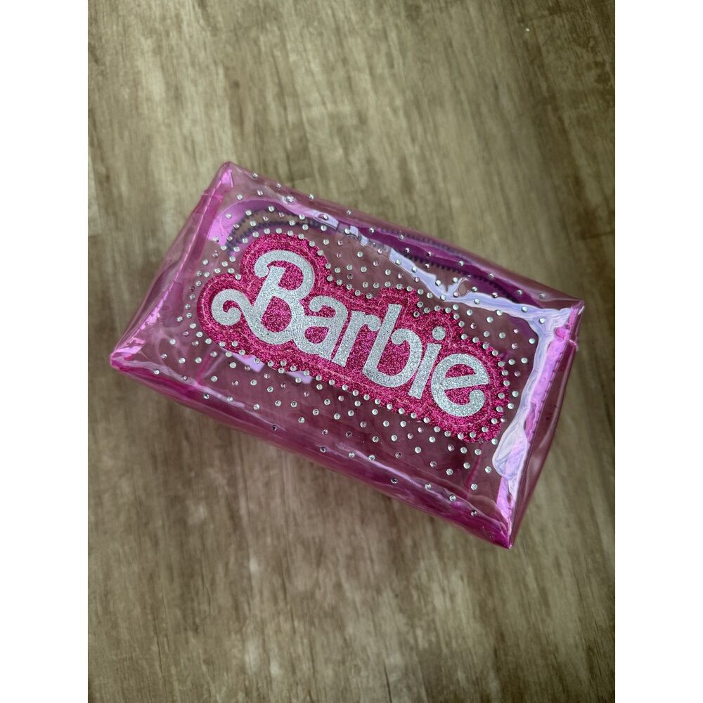 Barbie The Movie Cosmetic Bag Pouch Makeup Pink